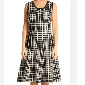The Limited Checkered Windowpane Sweater Dress Womens Small Office Fall thumbnail 12