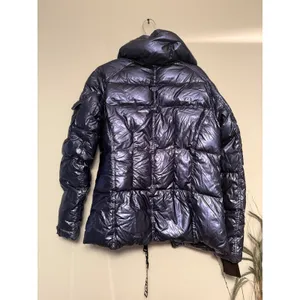 SAM. New York Women Metallic Navy Blue Goose Down Puffer Jacket Size‎ M thumbnail 3