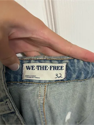 Free People We the Free Palmer Cuffed Baggy Jeans NWT thumbnail 6