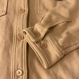 Aritzia Wilfred Free 100% Organic Cotton The Ganna Shaket, tan , oversized S thumbnail 9