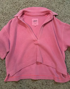 AERIE pink top thumbnail 1