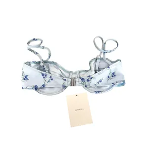 FAITHFULL‎ THE BRAND X REVOLVE Farrah Floral Bikini Top Medium NEW NWT thumbnail 3