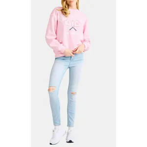 Valentines Day Womens Sweatshirt Size XL Pink Match Made In Heaven Fleece Cozy thumbnail 3
