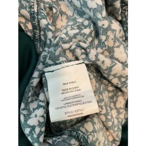 As You Wish XL Teal Floral Wide Leg Jumpsuit Puff Sleeve Boho Romper‎ thumbnail 14