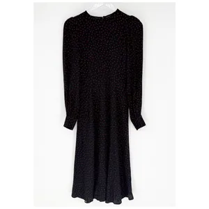 Reformation Josephine Polka‎ Dot Midi Dress Women's Size 0 Romantic thumbnail 2