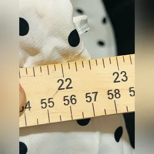 A New Day Black and White Puff Sleeve Mini Wrap Dress 2X thumbnail 5