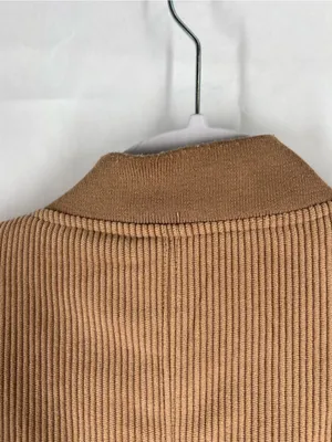 Thread & Supply Camel Corduroy‎ Bomber Jacket Size XS Tan thumbnail 7