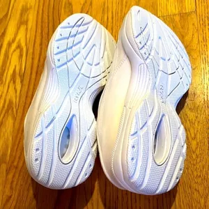 Ryka Ivory/Cream & White Round Toe SlipOn Comfort Walk Nitracel Mule Sneakers-7W thumbnail 5