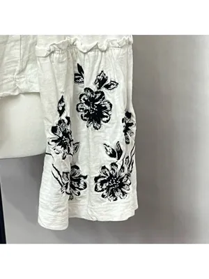 Anthropologie Annie Embroidered Off-The-Shoulder Blouse Size M Boho thumbnail 9