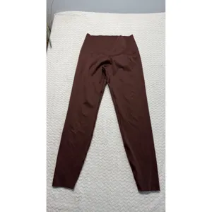 Oysho Womens High Waisted Activewear Leggings Brown Size Medium Full Length thumbnail 3