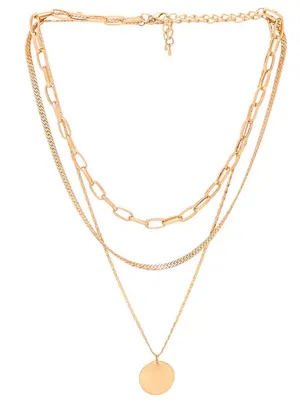 Gold Layered Necklace thumbnail 1