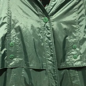 Vintage Ashton Cove Green Lightweight Trench Coat thumbnail 3