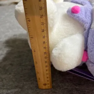 Sanrio Kuromi Plush Backpack Shoulder Bag Plushie Kawaii Purple White‎ thumbnail 5