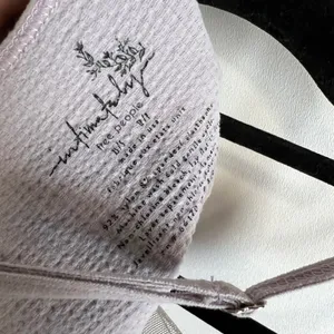 Intimately Free People Ribbed V-Neck Mesh Inset Camisole Lavender Grey One Size‎ thumbnail 5
