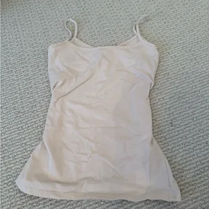 Brandy Melville Women's Cream Spaghetti Strap Top thumbnail 3