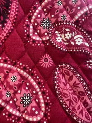 Vera Bradley| mesa red quilted lunch bag  thumbnail 8