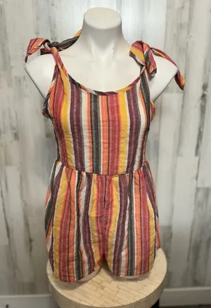 Stripped romper Orange thumbnail 1
