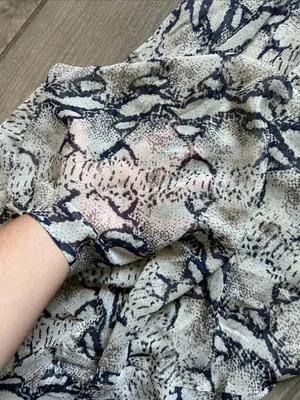 superdown Snake Print Sheer maxi Dress thumbnail 5