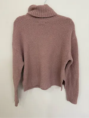 UGG Cozy Turtleneck Sweater in Dusty Rose size Small thumbnail 2