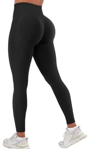 YEOREO Scrunch Leggings Black Size XL thumbnail 3