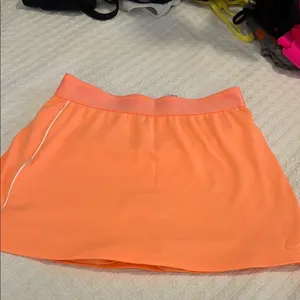 Nike DriFit Bright Orange/Peach Athletic Skort thumbnail 1