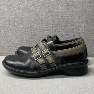Naot‎ Celesta Loafer Womens Shoe 7 7.5 EU 38 Black Leather Cork Insole Comfort thumbnail 6