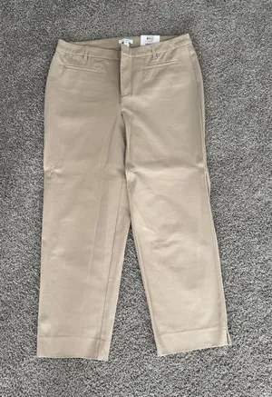 Charter Club Khaki Straight-Leg Women's Jeans thumbnail 1