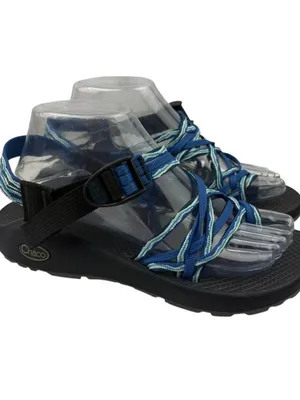 *Chaco Sandal Womens Size 8 Blue Strappy Outdoor Waterproof Hiking Camping Trail thumbnail 3