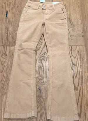 American Eagle corduroy‎ high rise kick boot jeans 26/2NWT thumbnail 1
