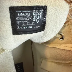 Sperry Saltwater Duck Boots Cream Beige Geometric Textile Womens 8.5 Western Boh thumbnail 9