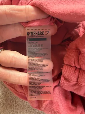 Gymshark Ruched Sports Bra‎ Pink Drawstring Back Size Small thumbnail 4