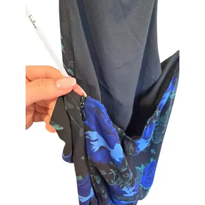 Lulus Floral Print Halter Neck Maxi Dress With Slit thumbnail 10