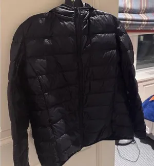Black Puffer Jacket Size XL thumbnail 1