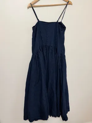 ASOS Denim Midi Dress Size 6 Fall winter thumbnail 7