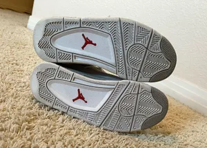 Nike Air Jordan 4 Retro GS White Oreo thumbnail 6