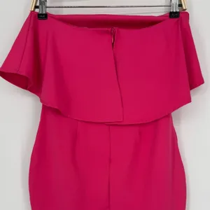 Aritzia Superdown Off The Shoulder Mini Dress Size Small Pink Barbiecore Party thumbnail 8