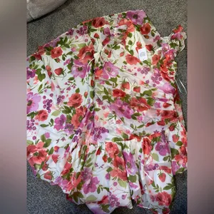 Abercrombie High Low Ruffle Dress thumbnail 3