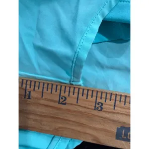 OFFLINE by Aerie Real Good Low Rise Smocked Athletic Shorts‎ Turquoise Blue XS thumbnail 7