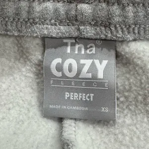 TNA Cozy Perfect Fleece Grey Sweat Shorts Women’s XS thumbnail 3