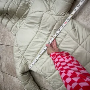 Patagonia Nano Puff Parka Womens XS Cream‎ Beige Hooded Quilted Insulated Jacket thumbnail 9