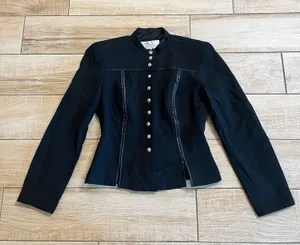 Womens Vintage Platinum by Dorothy Schoelen Black Blazer - 4 thumbnail 1