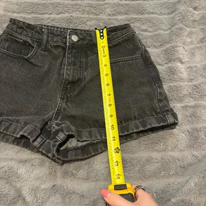 PacSun Black Denim Mom Short High Rise Size 25 thumbnail 7