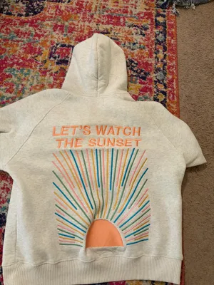 Dandy worldwide Sunset hoodie Gray Size XS thumbnail 2