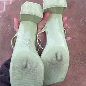 Jeffrey Campbell Like green Maisie Mule Heels sz 9 In great condition thumbnail 6