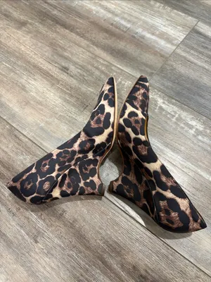 Kate Spade Leopard Wedge Pointed Toe Pumps 6.5 thumbnail 7