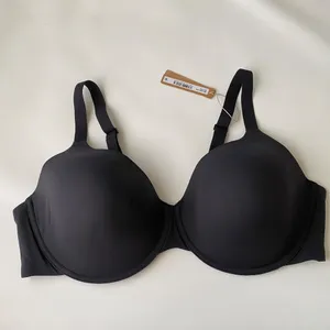 NWT SKIMS Fits Everybody Demi T-Shirt Bra BR-UWR-‎ 2294 ONYX size 38DD thumbnail 3