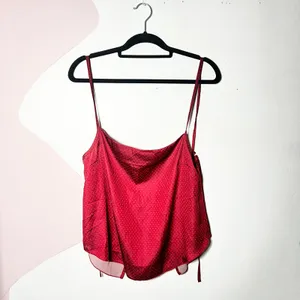 Intimately Free People Polka Dot Camisole Tank Top Large Trust In Me Boho thumbnail 2