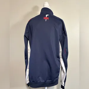 Team USA Jacket Navy and Red Jacket Blue Size M thumbnail 3