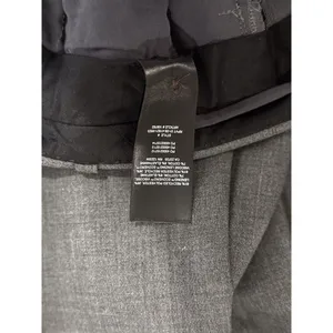 Aritzia Babaton Womens Dress Pants Gray Pleated Front Barrel Leg Trouser Size 0 thumbnail 7