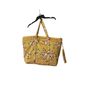 April Cornell Isabella’s Journey quilted tote weekender travel diaper bag thumbnail 2